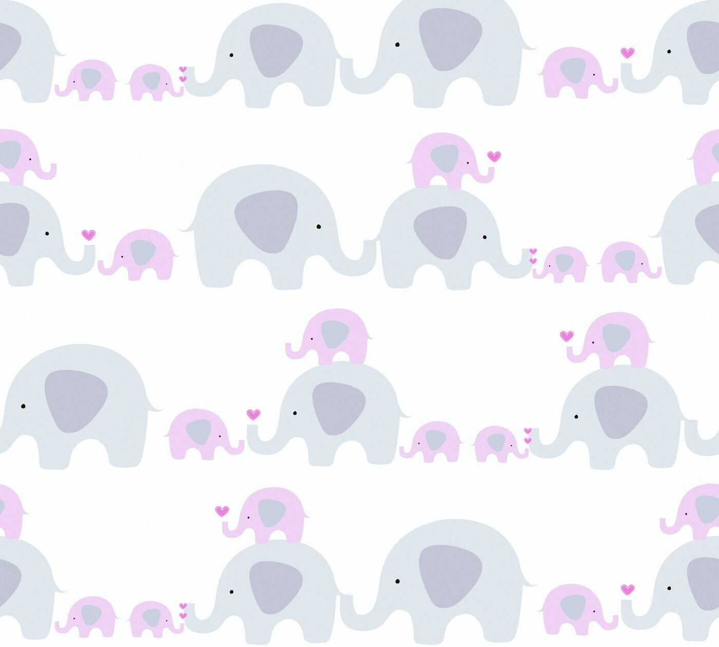 A.S. Creation Little Love Kids pink-white