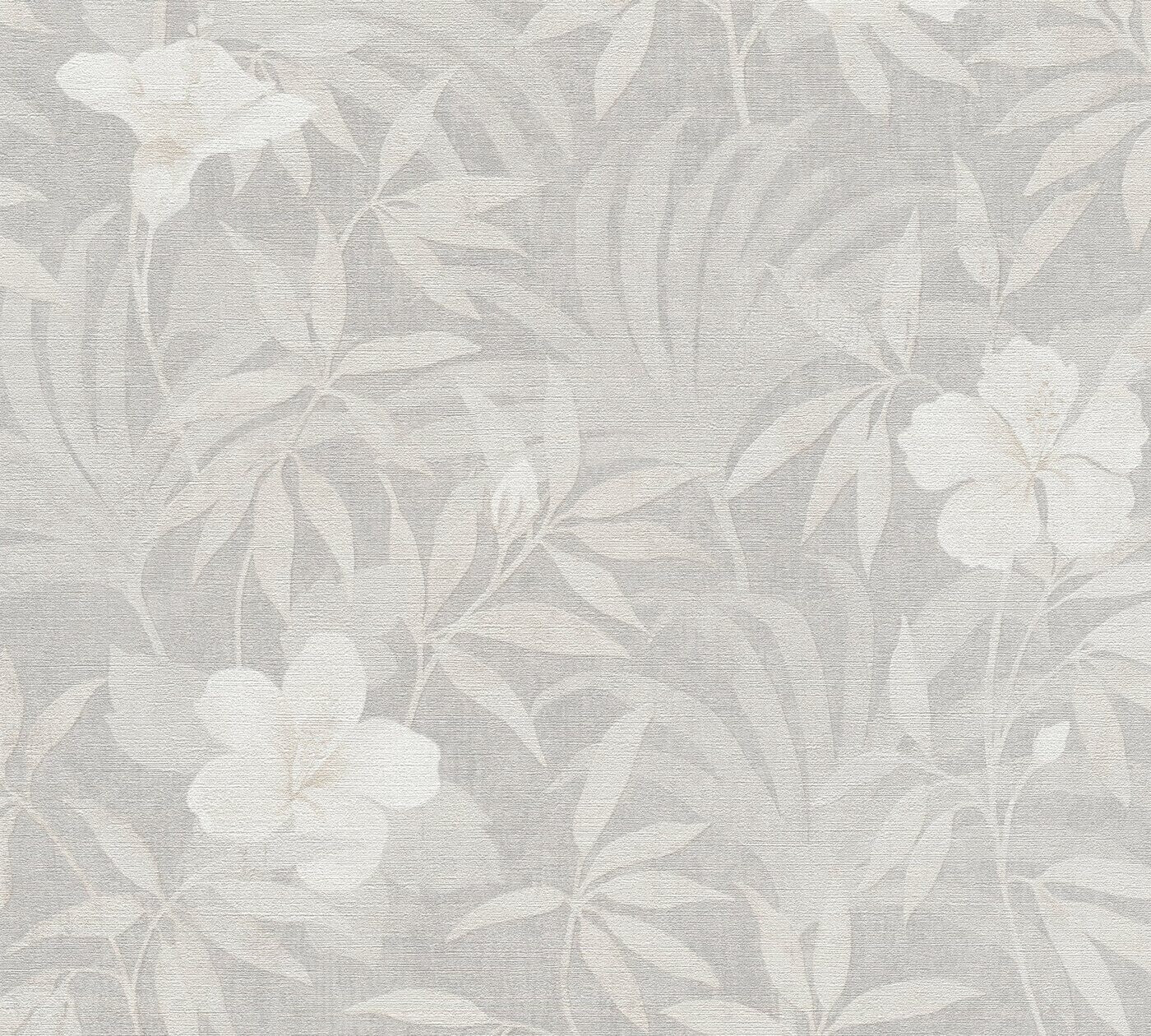 A.S. Creation Cuba tropic Flowers beige-grey-metallic