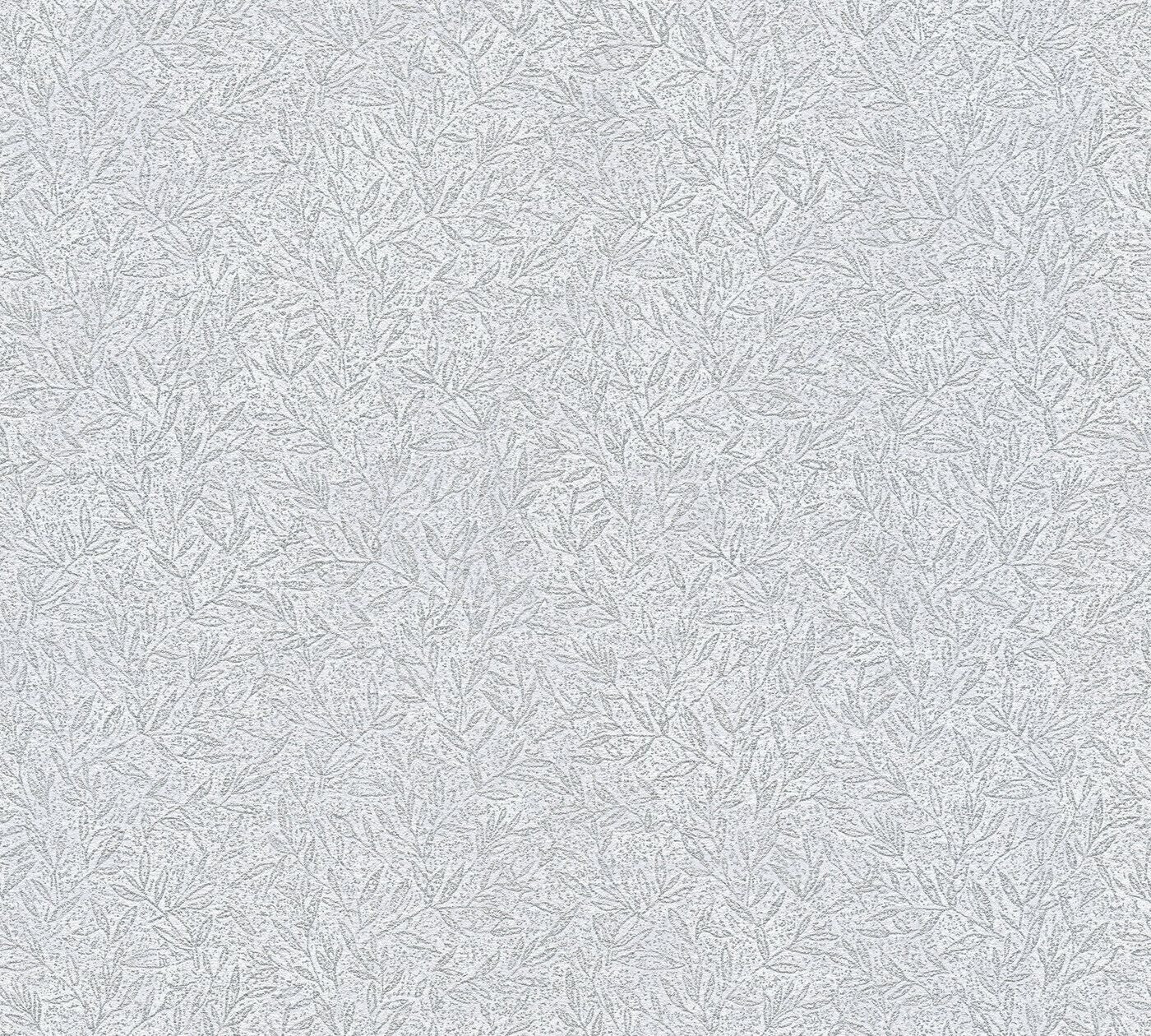 A.S. Creation Attractive floral silver-white