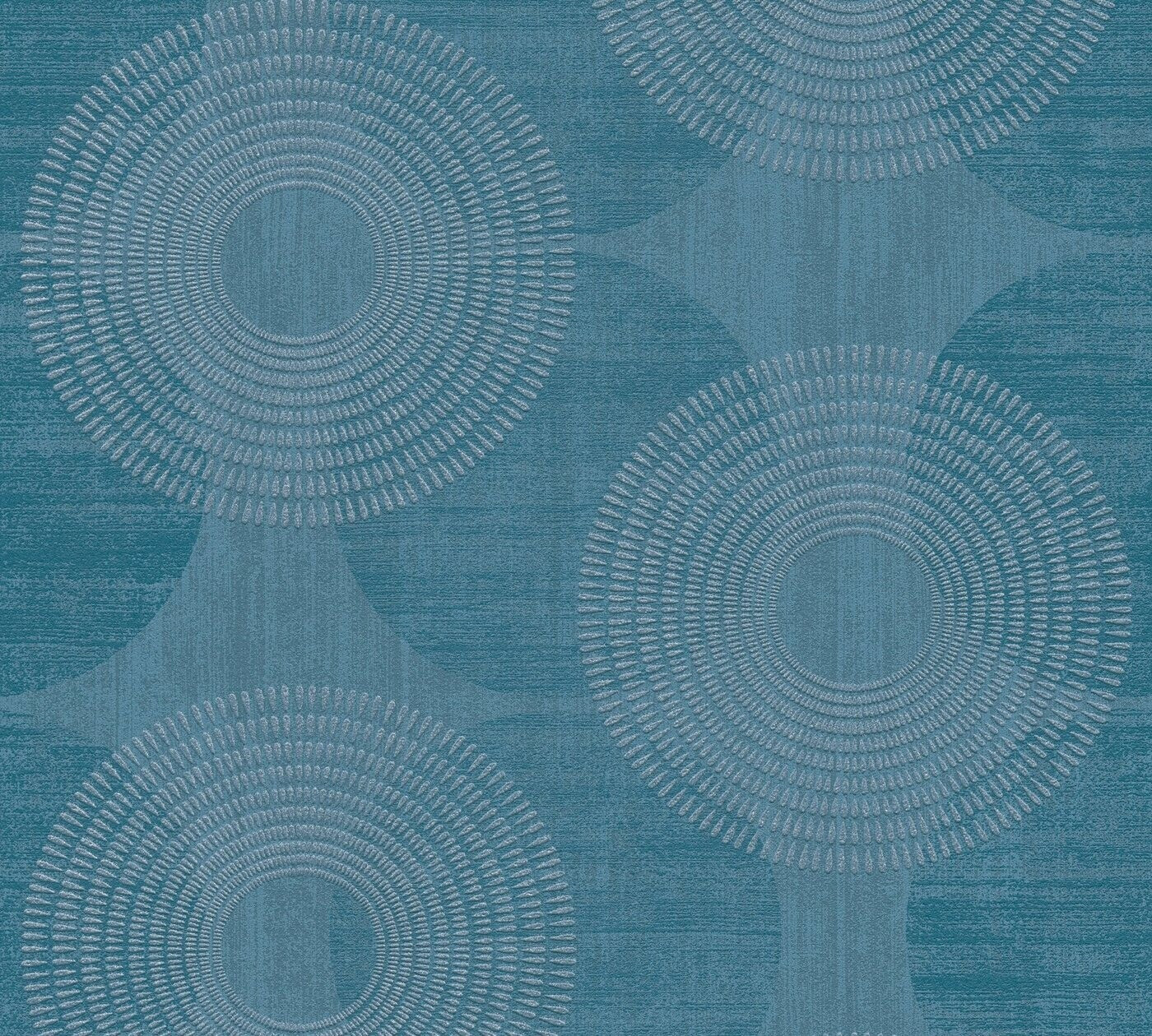A.S. Creation Attractive Circle Glitter blue
