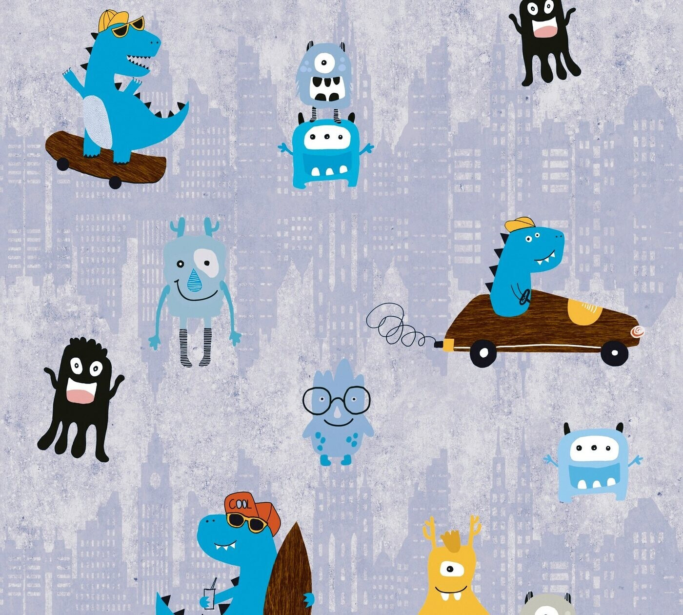 A.S. Creation Little Love Kids brown-blue-yellow