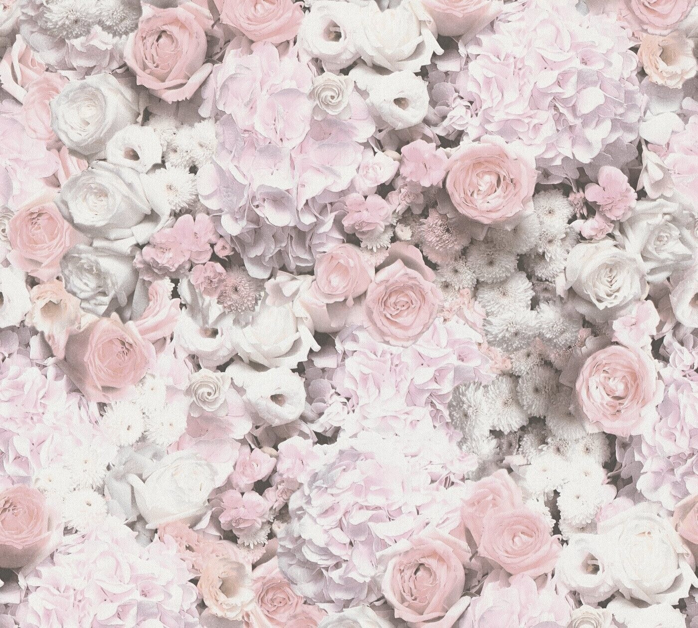 A.S. Creation Trendwall Roses violet-white