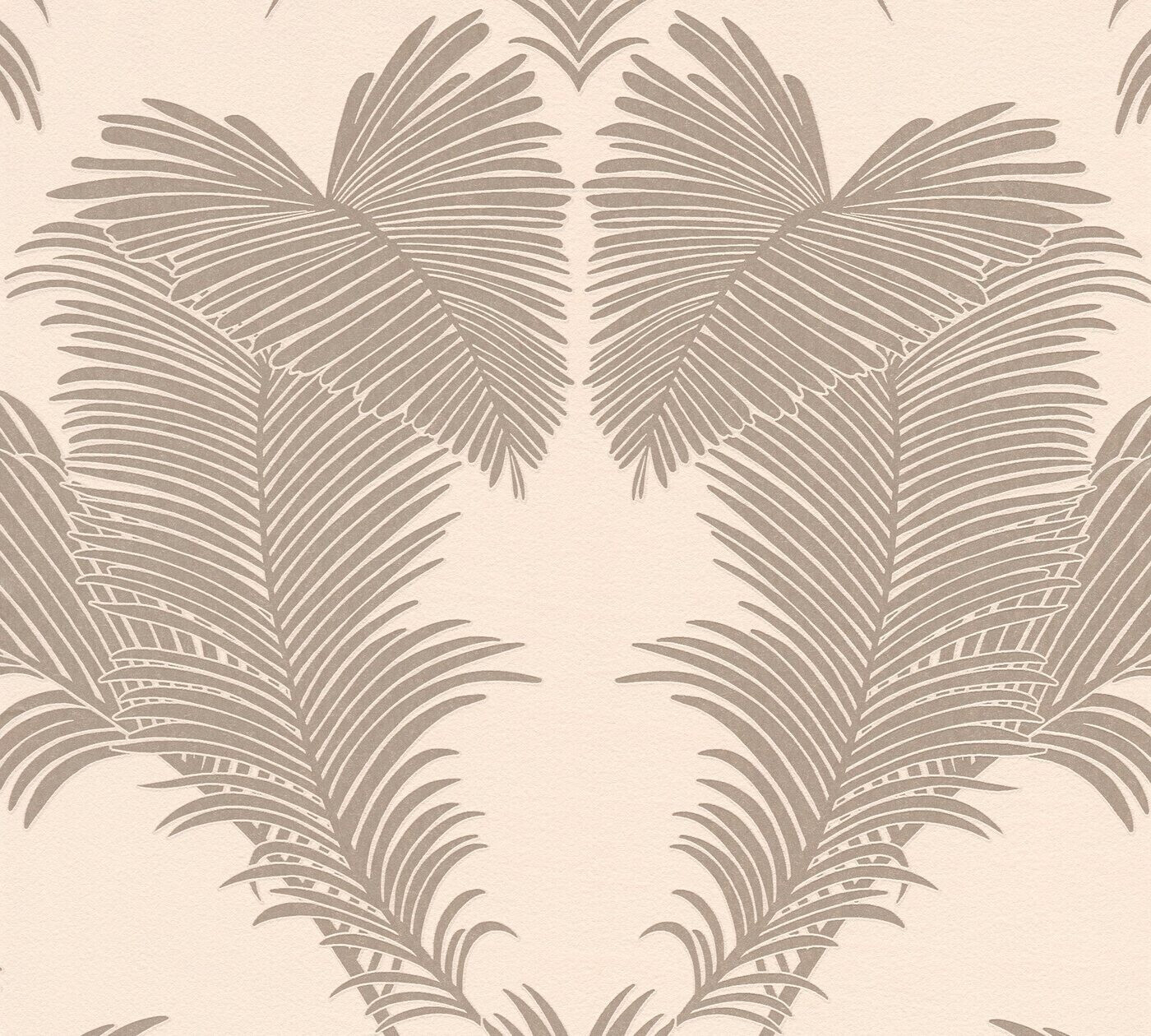 A.S. Creation Trendwall Palm cream-metallic-pink