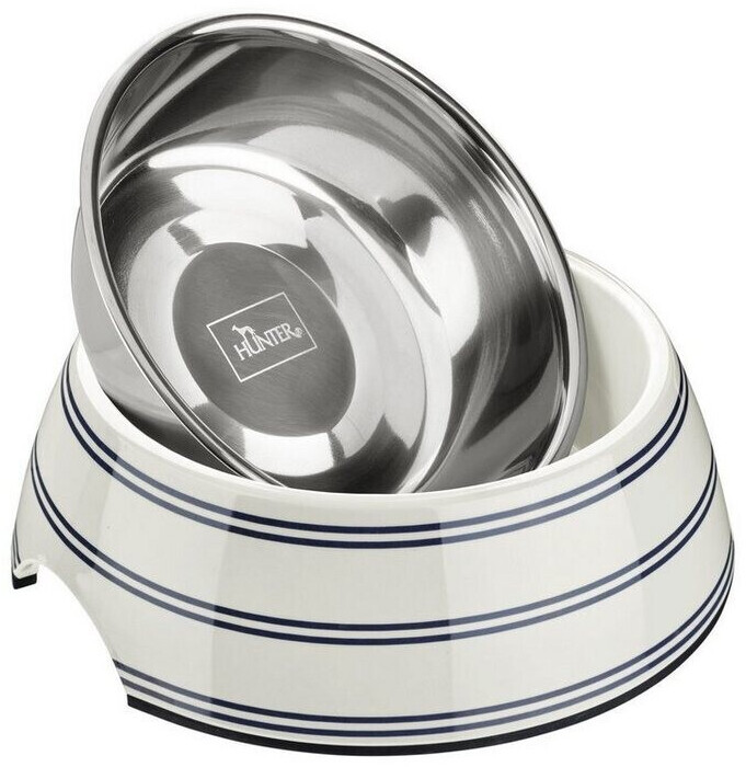 HUNTER Gamelle pour chien 160ml White/Grey HUNTER Gamelle pour chien 160ml White/Grey