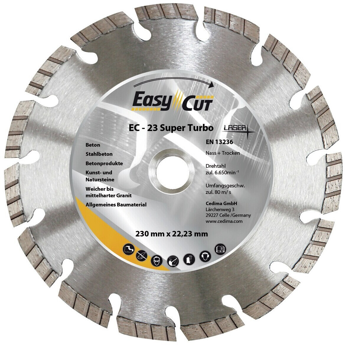 Cedima EC 23 150 x 2,2 x 10 x 22,23 mm (10003919)