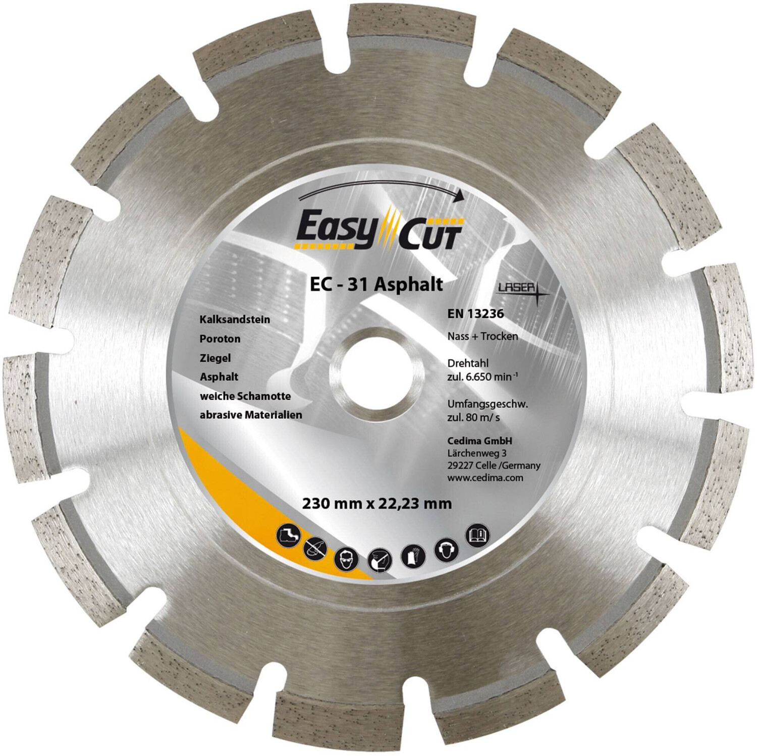 Cedima EC 31 Größe 350 x 3,2 x 10 x 25,4 mm (10000869)