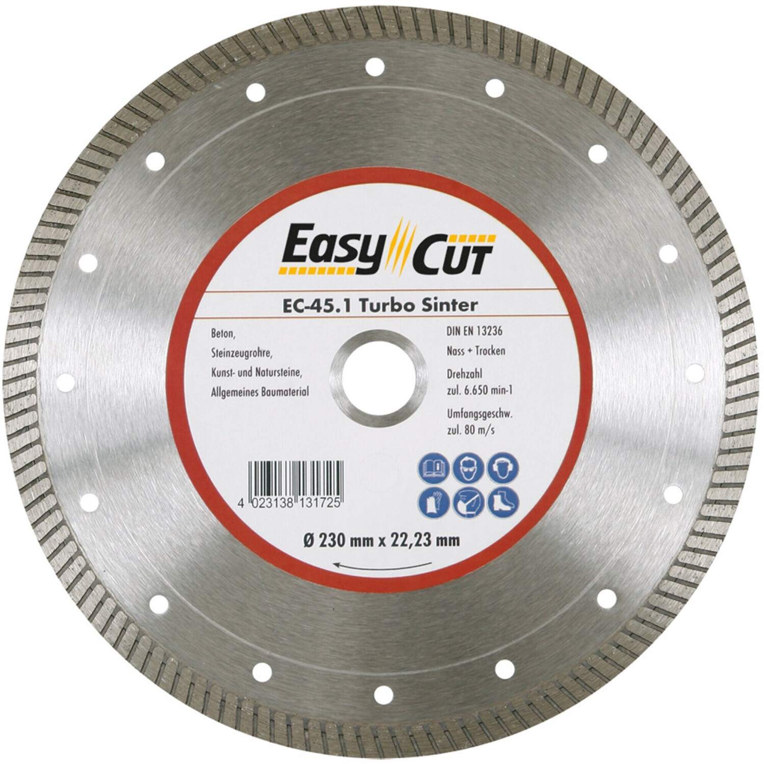 Cedima EC 45.1 Größe 115 x 1,2 x 10 x 22,23 mm (10000799)