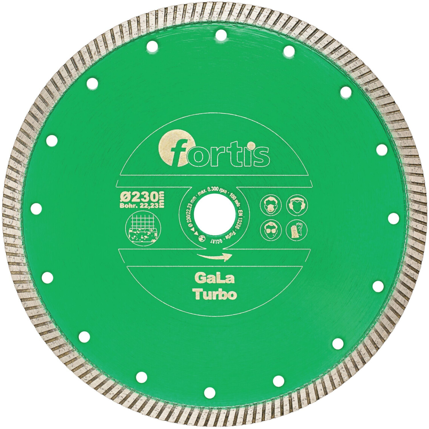 Fortis GaLa Turbo  180 x 10 x 22,2 mm