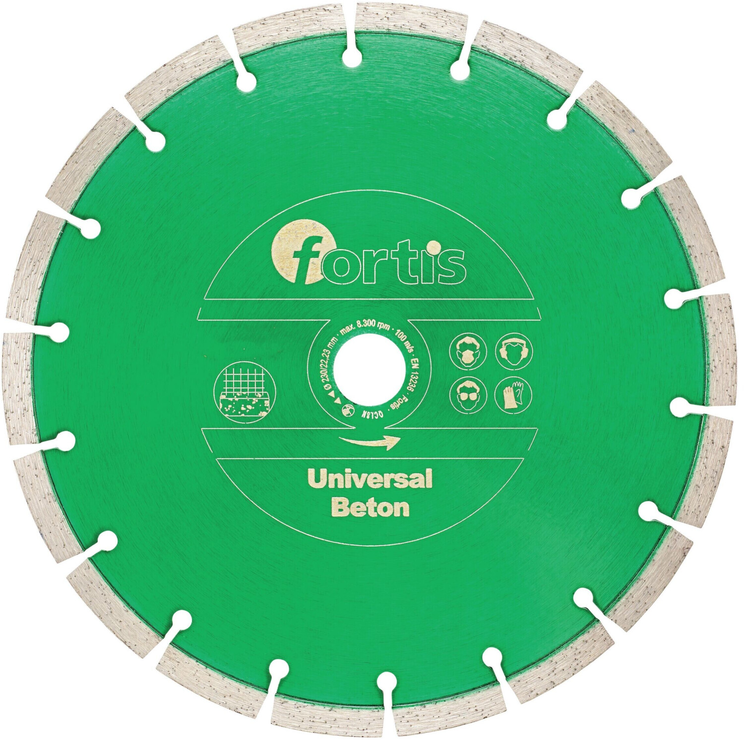 Fortis Universal Beton  115 x 10 x 22,2 mm