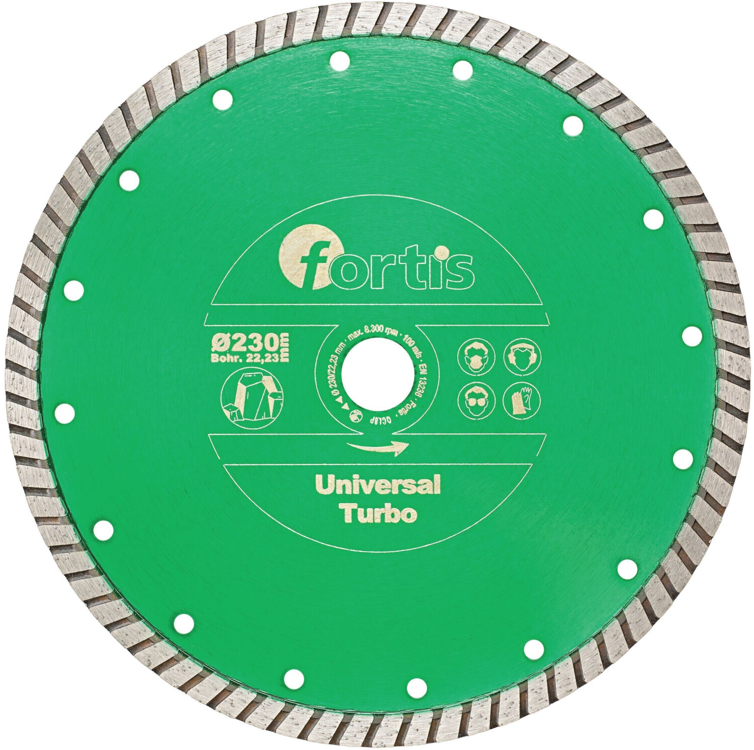 Fortis Universal Turbo  350 x 10 x 25,4 mm
