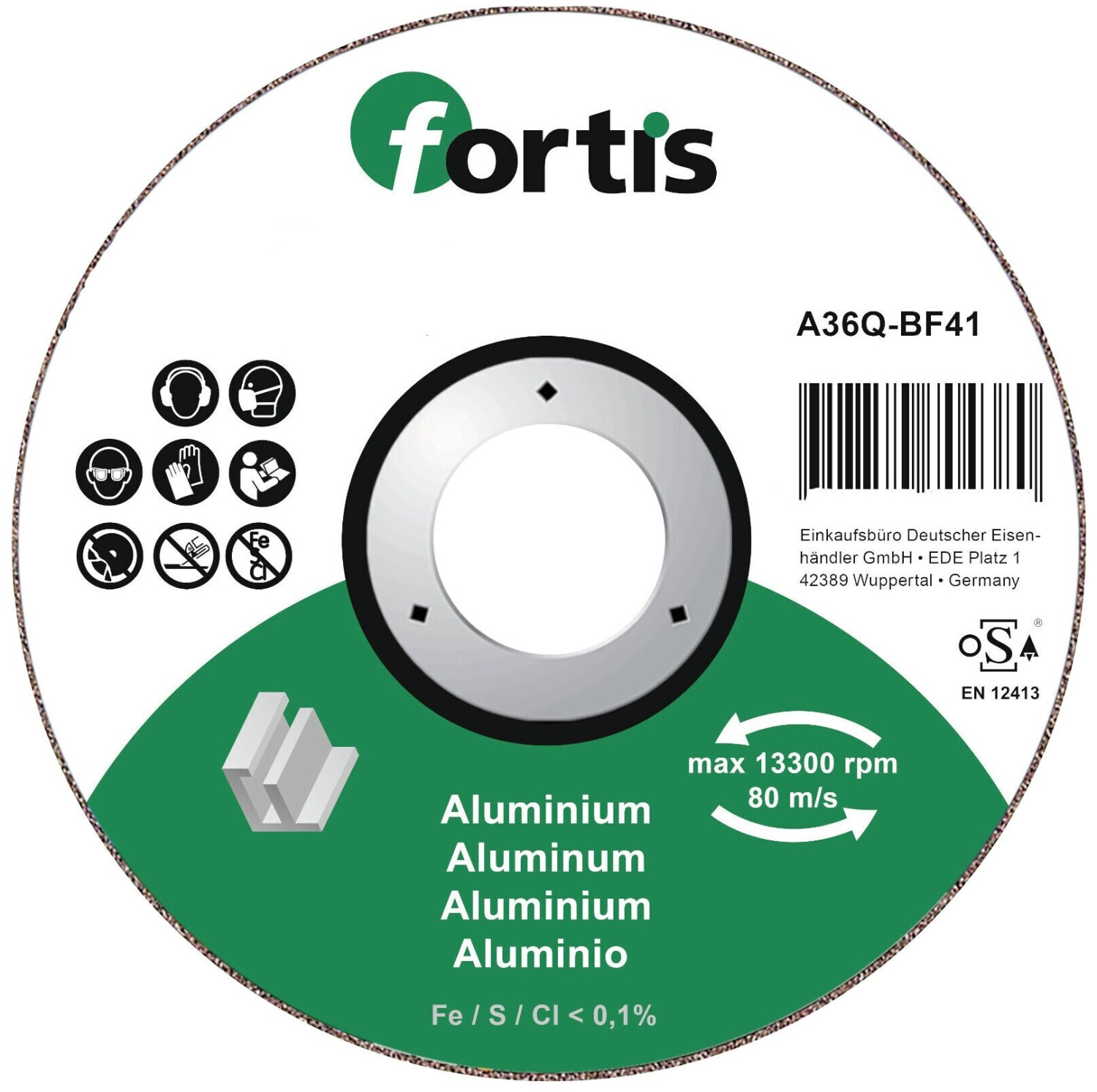 Fortis ALU NE 115 x 1 mm