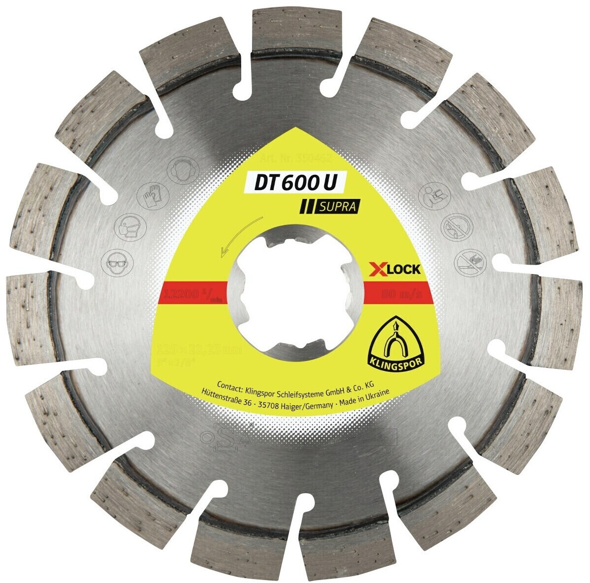 Klingspor X LOCK 115 x 2,4 x 22,2 mm DT600U (350461)