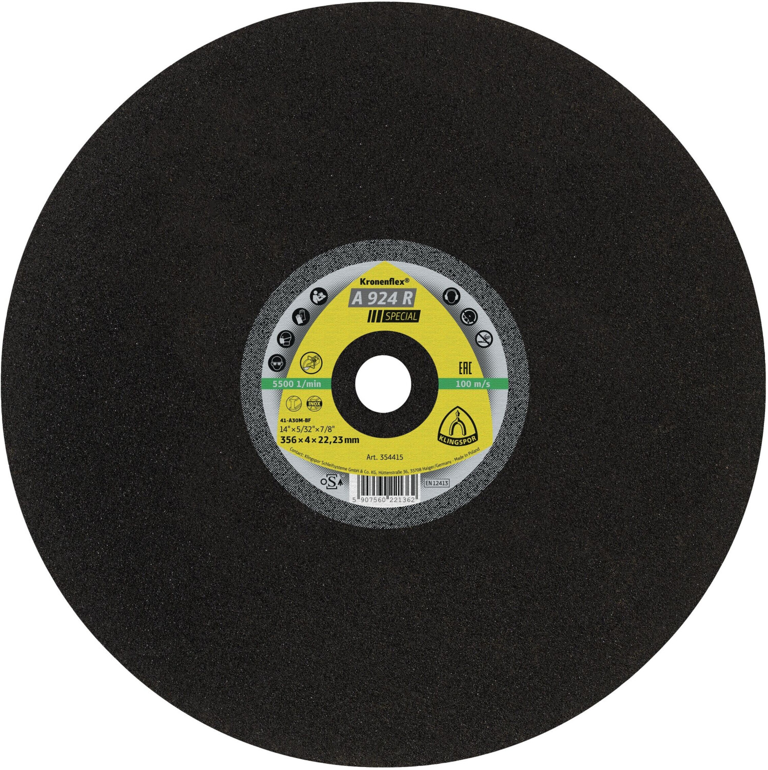 Klingspor A924R 356 x 4 x 25,4 mm (354414)