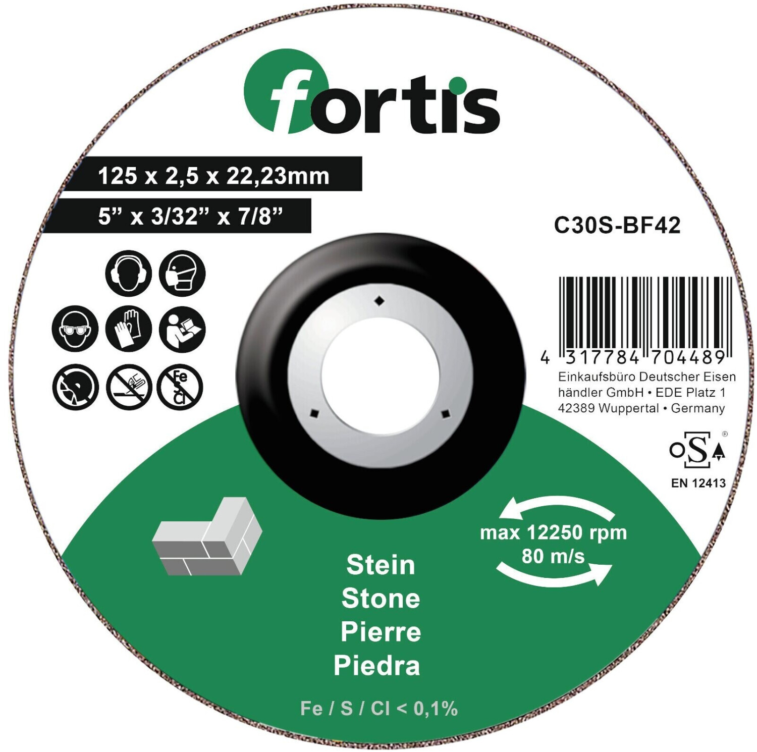 Fortis 125 x 2,5 mm (4317784704489)