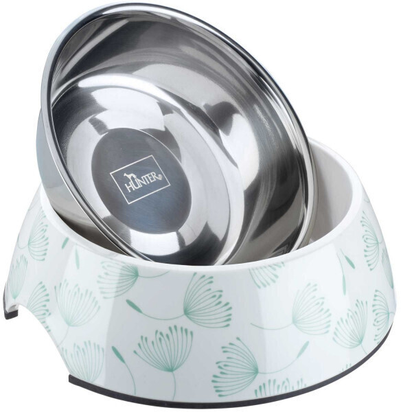 HUNTER Gamelle pour chien 350ml White/Green HUNTER Gamelle pour chien 350ml White/Green