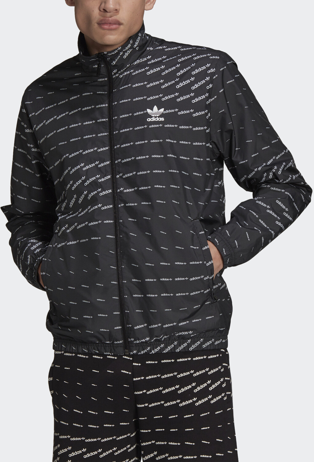 bei | (H13485) Preisvergleich black/white Monogram Graphics Adidas ab € Originals Jacket 39,95