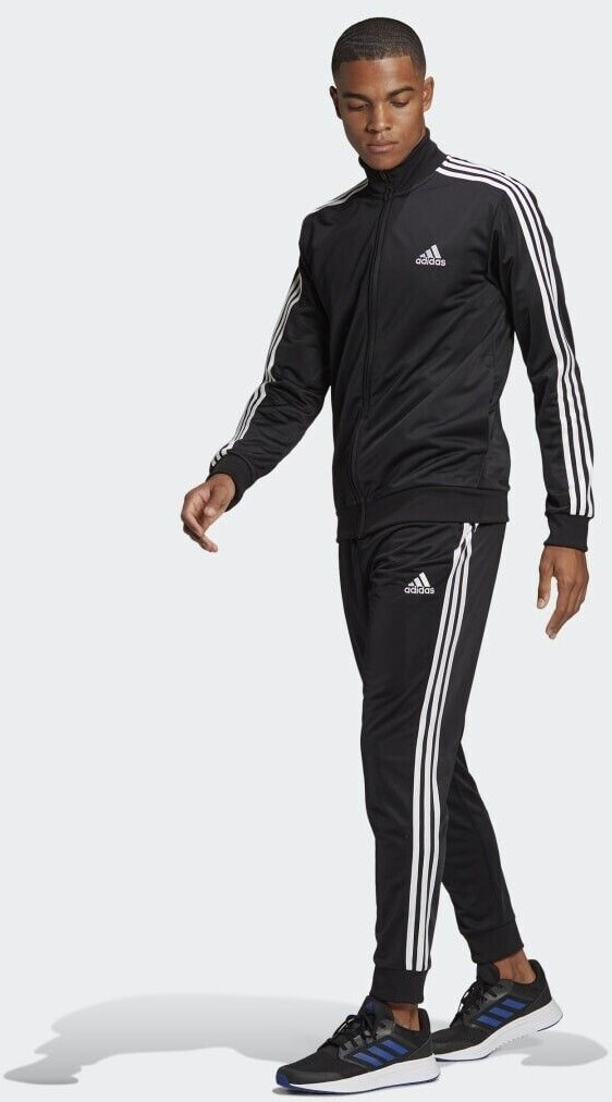 Adidas Primegreen Essentials 3 Stripes Tracksuit 2 GK9651 black white ab 58 90 Preisvergleich bei idealo