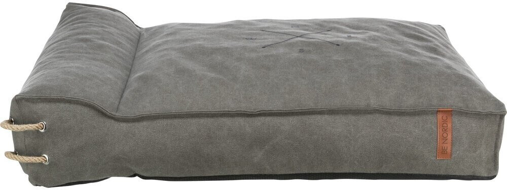Photos - Bed & Furniture Trixie Be Nordic Cushion Föhr with rim 80x60cm Deep Grey 