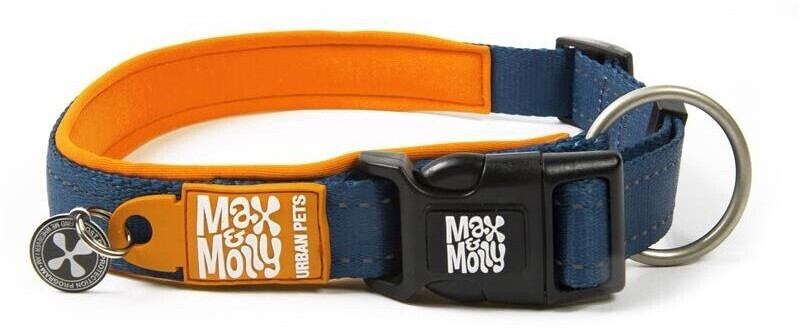 Max & Molly Smart ID Collar S Orange
