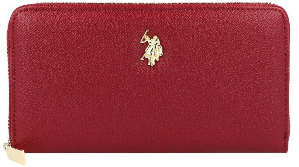 U.S. Polo Assn. Jones Zip Around Wallet (BIUJE4951WVP) Wine