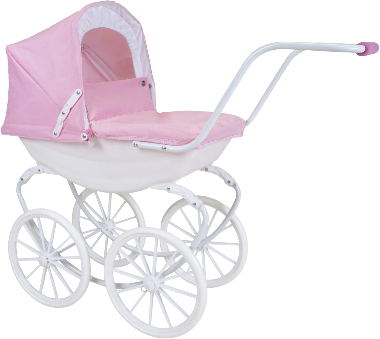 Knorrtoys Classic pram - rose/white/princess (63602)
