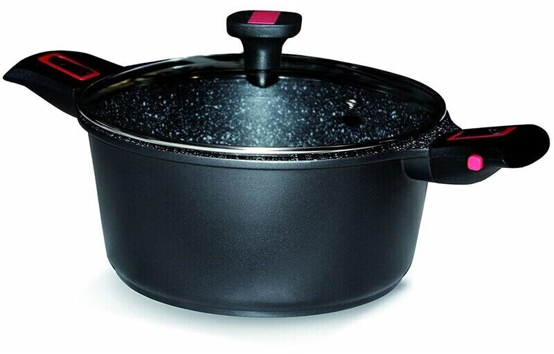 Baumalu Granit Pro faitout avec couvercle Ø28 cm