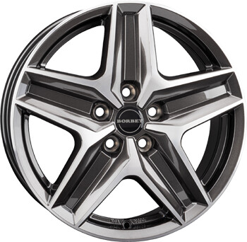 Borbet CWZ (7,5x18) mistral anthracite glossy polished