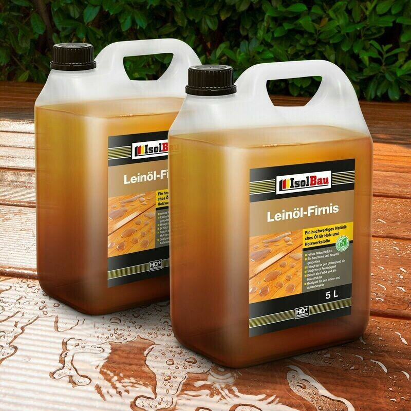 IsolBau Nature Wood Leinöl-Firnis 10L