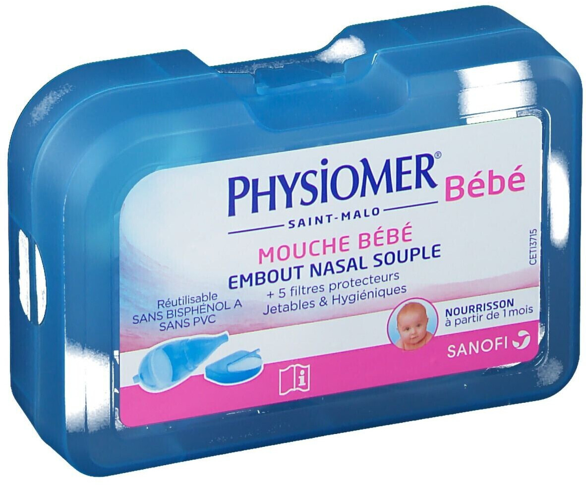 Physiomer Mouche bébé – Dispositif médical – 1 mouche bébé – 5