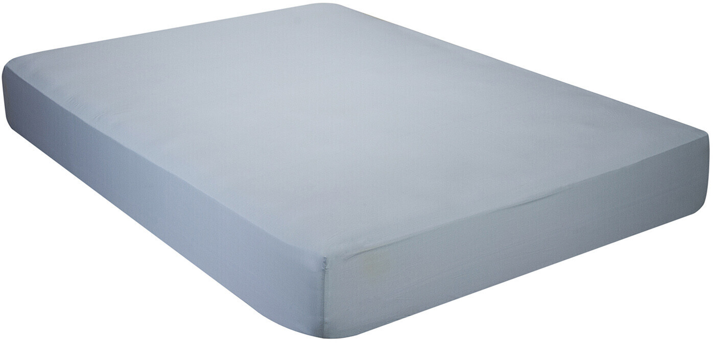 Pikolin Home Fitted Bed Sheet 100% Cotton 200 x 200 cm Pearl
