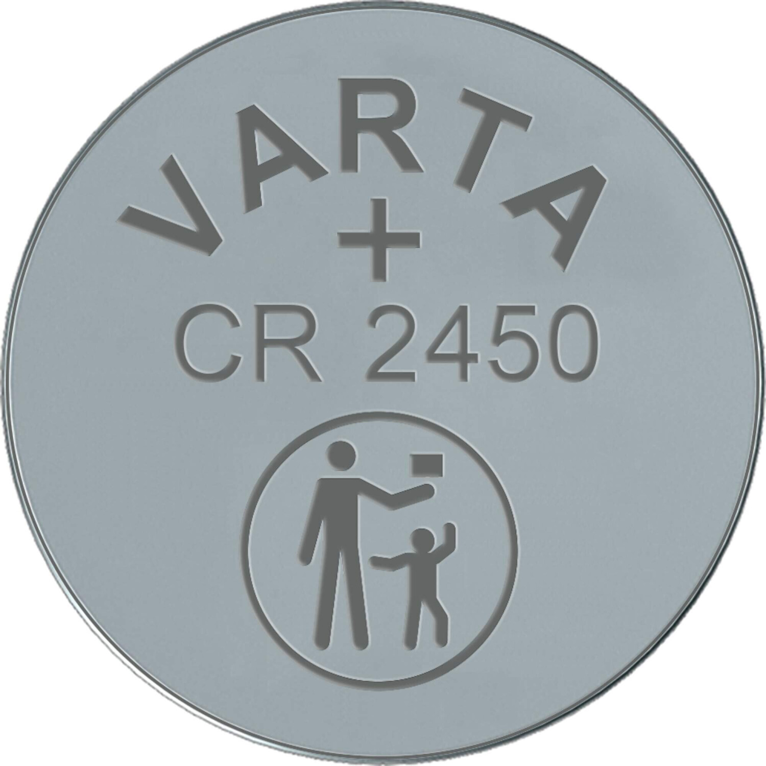 VARTA Knopfzelle Lithium, CR2450, 3V 2 Stück Lithium-Ionen