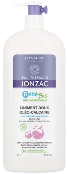 Eau thermale Jonzac Bébé Bio liniment doux oléo-calcaire (1 L)