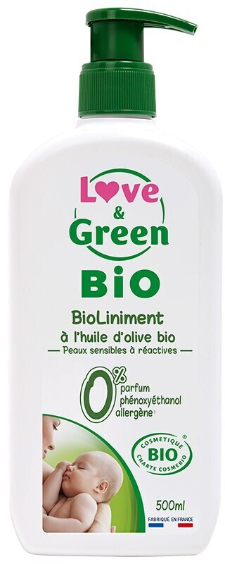 BIOLANE Liniment oléo-calcaire à l'huile d'olive bio 500ml pas