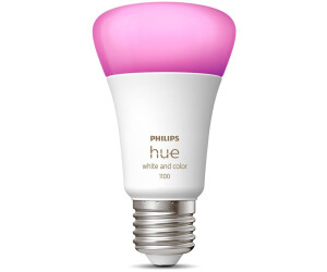 Philips Hue - Bombilla led inteligente, casquillo E27, Luz cálida  regulable, 9W - 800 lumens, Bluetooth, Compatible con Zigbee y Alexa :  : Iluminación