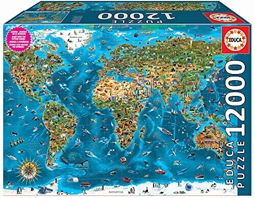 Educa Borrás Merveilles du monde (12000 pièces)