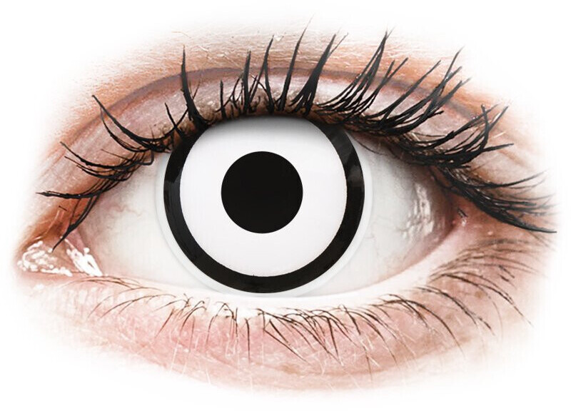 ColourVue Crazy Lens White Zombie (2 lentilles)