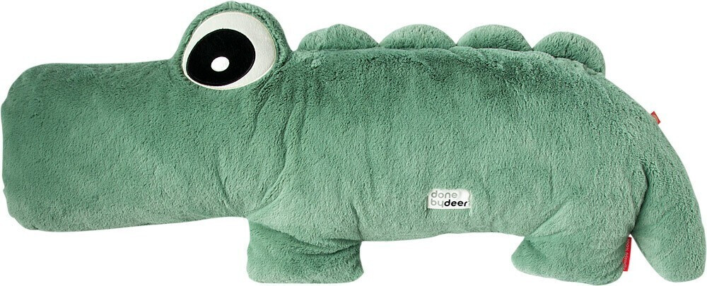 Done by Deer Big Plush Animal Crocodile green