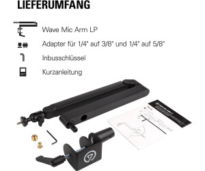 Elgato Wave Mc Arm - Perche de studo haut de gamme avec passe-câbles
