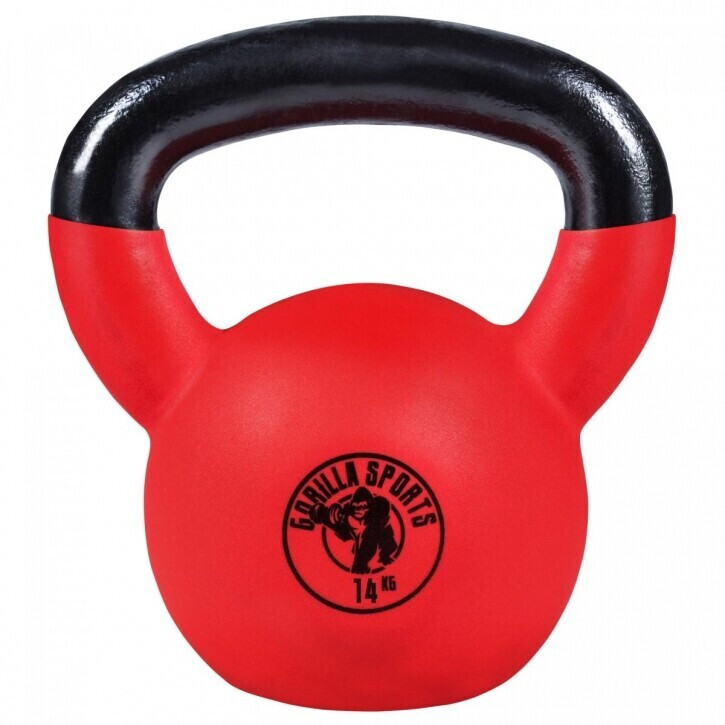 Gorilla Sports Kettlebell vinyle 14 kg