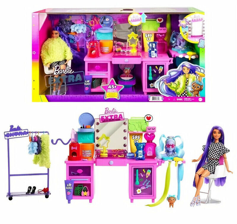 Barbie Extra and vanity playset GYJ70 from 20.00 Today Best Black Friday Deals on idealo