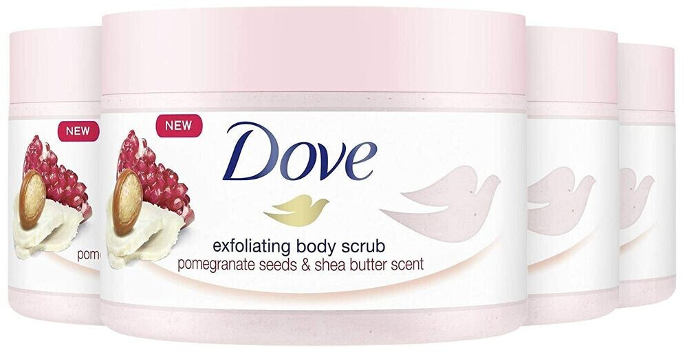 Dove Cream-Shower-Peeling Pomegranate & Sheabutter (4 x 225ml)