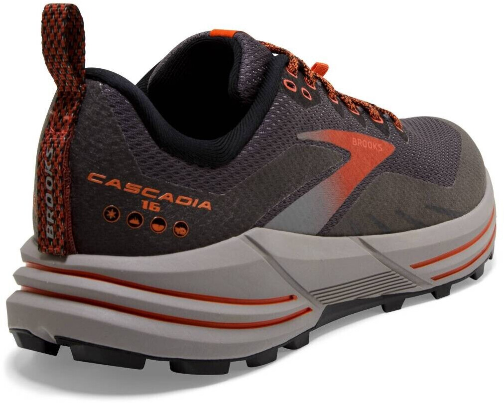 Brooks CASCADIA 17 - Zapatillas de trail running - primer ebony  oriole/negro 