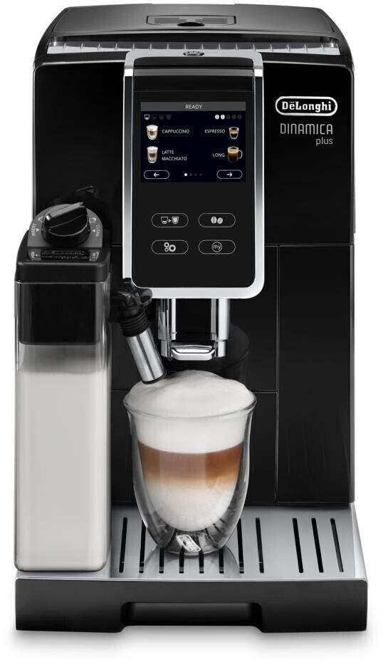 De'Longhi Dinamica Plus ECAM370.70.B, Machine à café 2-en-1, 1,8 L, Café en  grains, Café moulu, Broyeur intégré, 1450 W, Noir - Cdiscount Electroménager