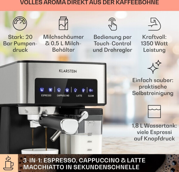 Klarstein Arabica Comfort silbergrau, Bild 2