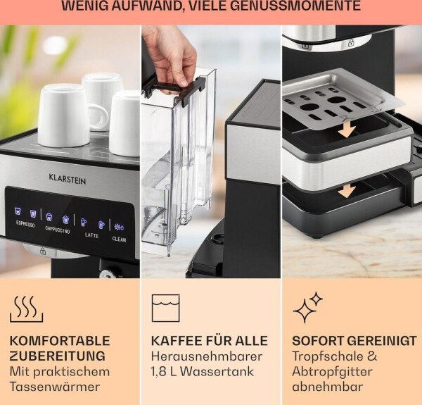 Klarstein Arabica Comfort silbergrau, Bild 6