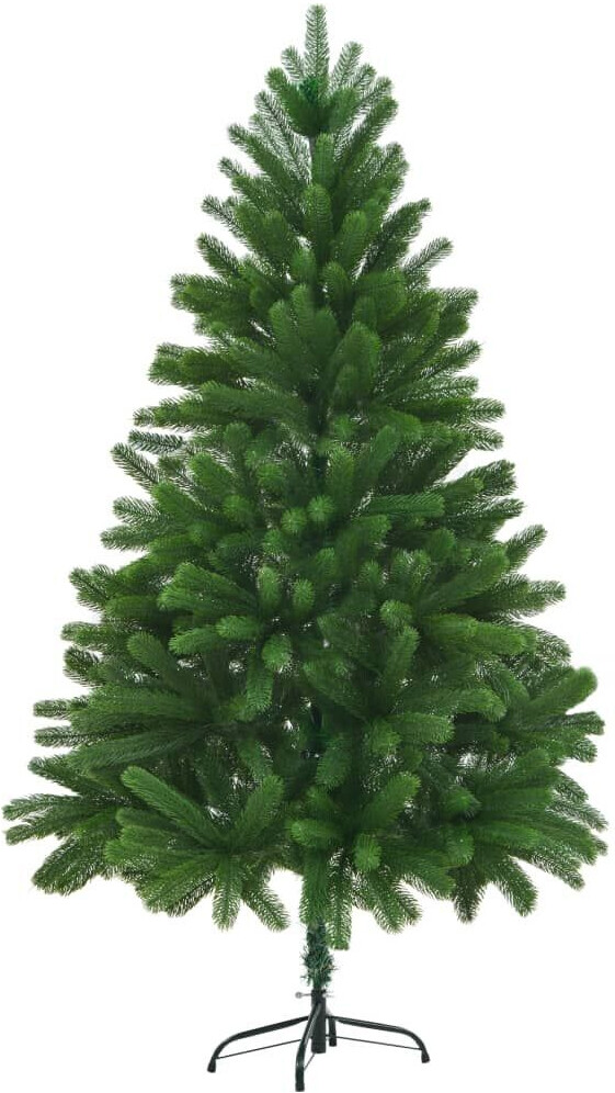 vidaXL Künstlicher Weihnachtsbaum Naturgetreue Nadeln 180 cm grün
