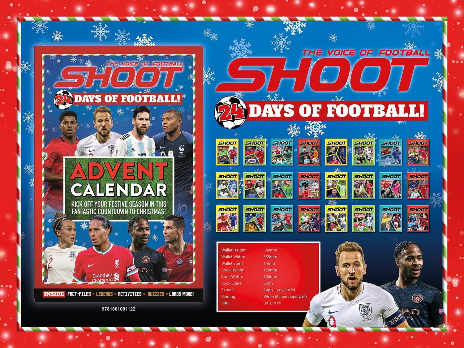 Football Advent Calendar 2022 Customize and Print
