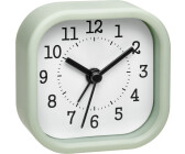  Kleine Tragbare Digitaluhr, Digitaler Reisewecker LCD-Display-Uhr  mit Hintergrundbeleuchtung Kalender-Nachtuhr mit Integriertem Soundsensor  für Schlafzimmer-Home-Reisen(Rosa)