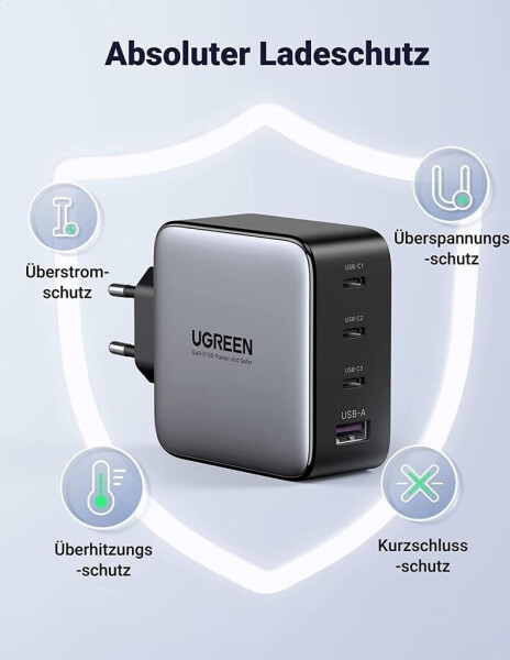 Ugreen 100W 3C1A GaN Ladegerät (CD226), Bild 18