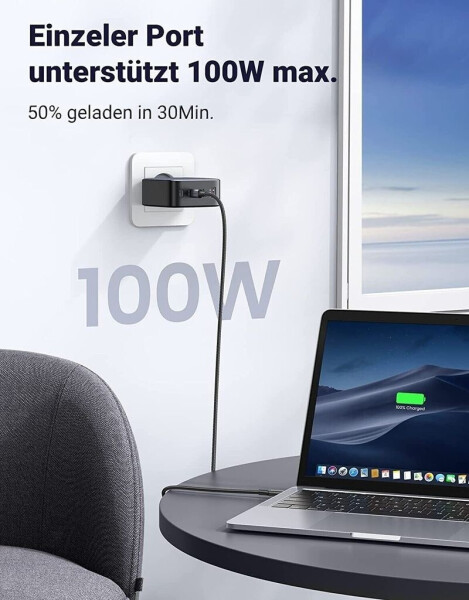 Ugreen 100W 3C1A GaN Ladegerät (CD226), Bild 22